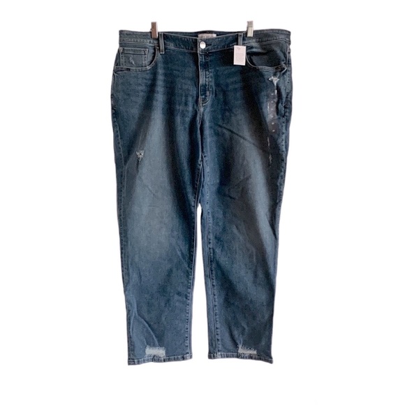 Lane Bryant NEW Flex Magic Waistband Jeans 22 Signature Fit Straight Mid-rise - Picture 1 of 15